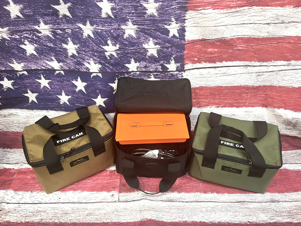 FIRECAN PORTABLE FIRE PIT Carry Bag - IGNIK- Lava Box Overland Gear Guy