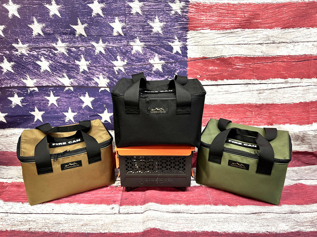 FIRECAN PORTABLE FIRE PIT Carry Bag - IGNIK- Lava Box Overland Gear Guy