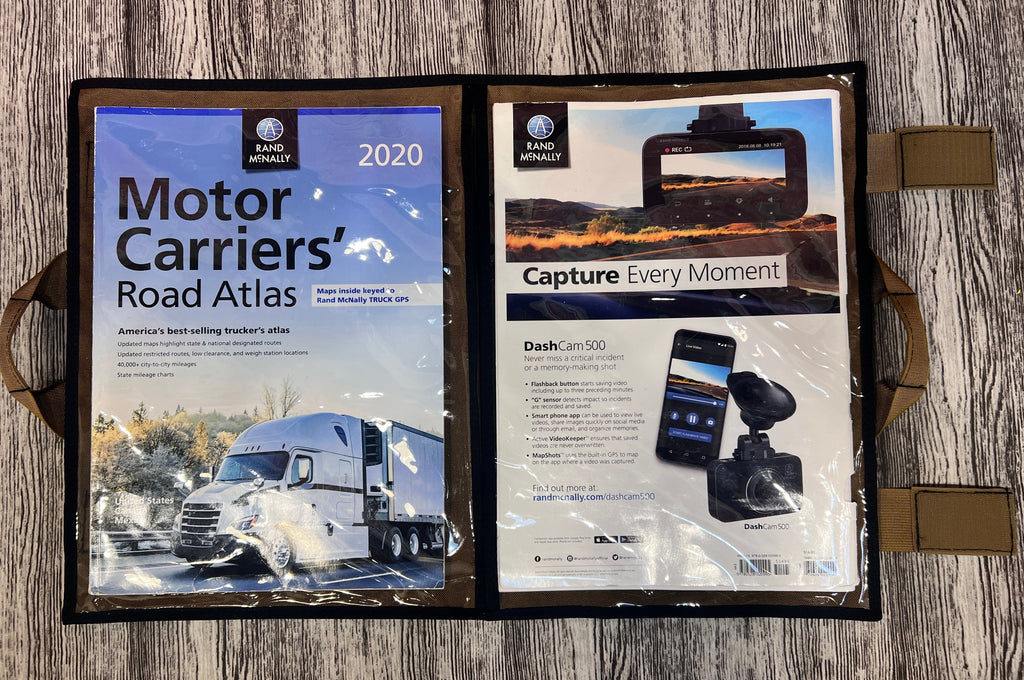 CLEAR Road Atlas - Map Pouch Overland Gear Guy