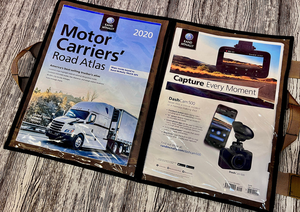 CLEAR Road Atlas - Map Pouch Overland Gear Guy