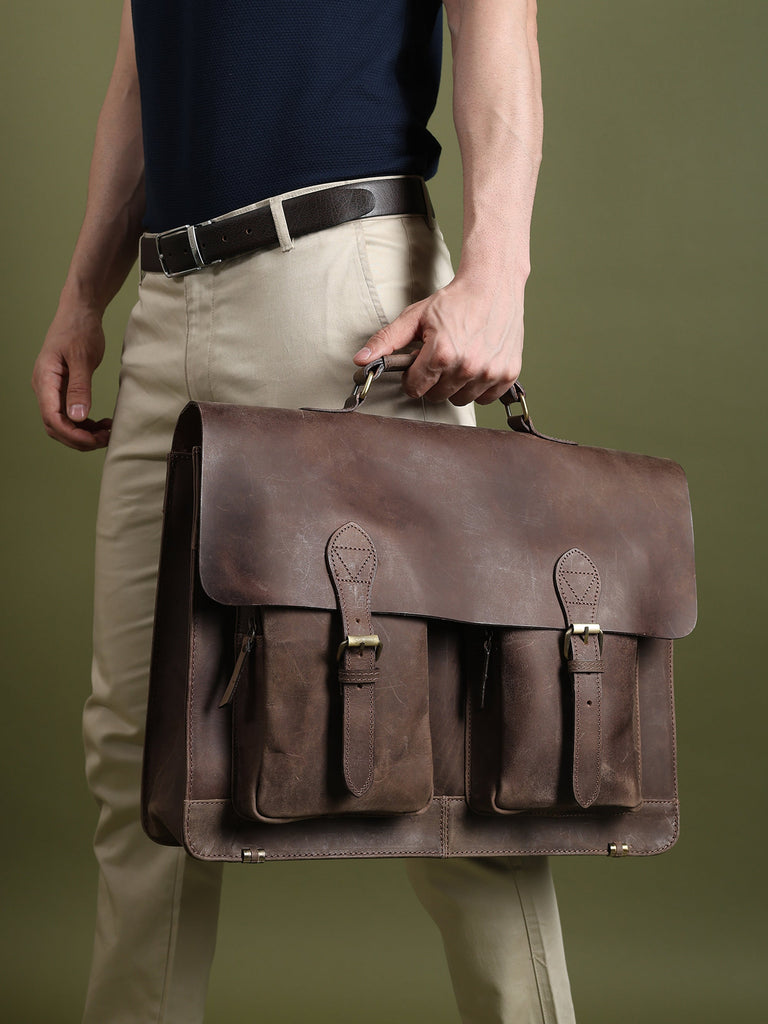 Buffalo Leather Messenger Bag Classy Leather Bags