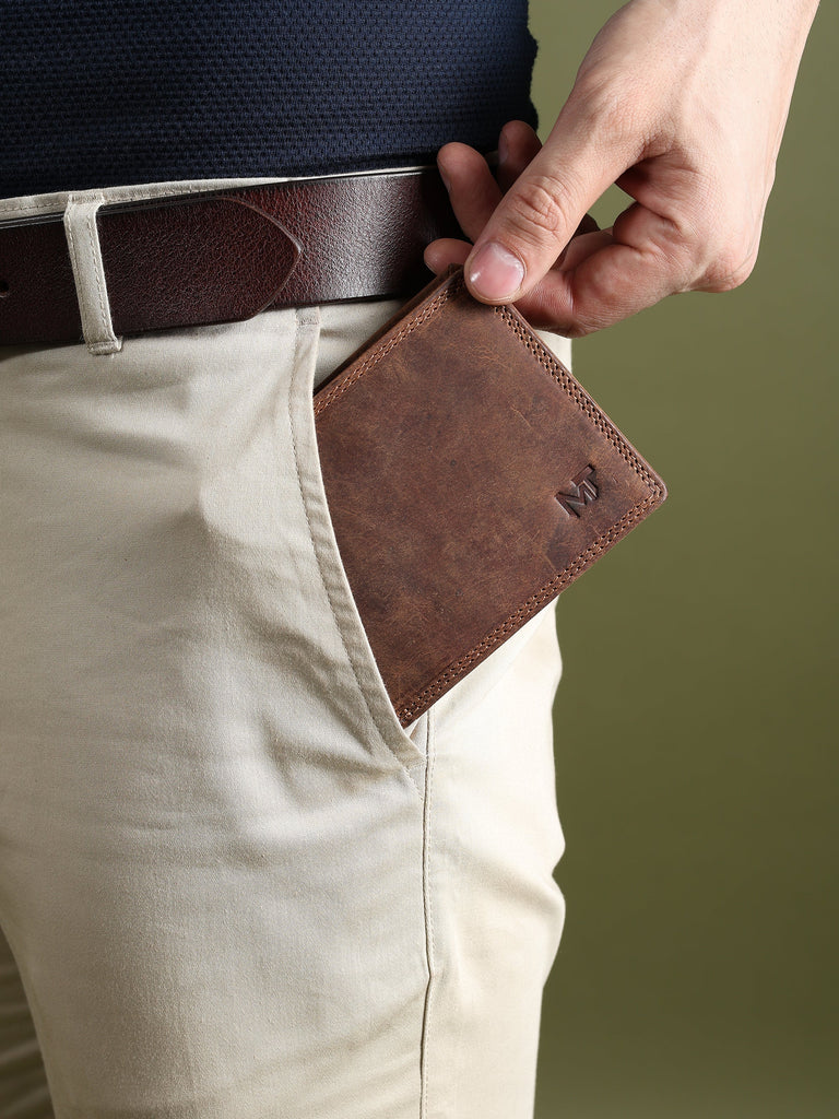 Buffalo Leather Men's Wallet - Hunter Classy Leather Bags