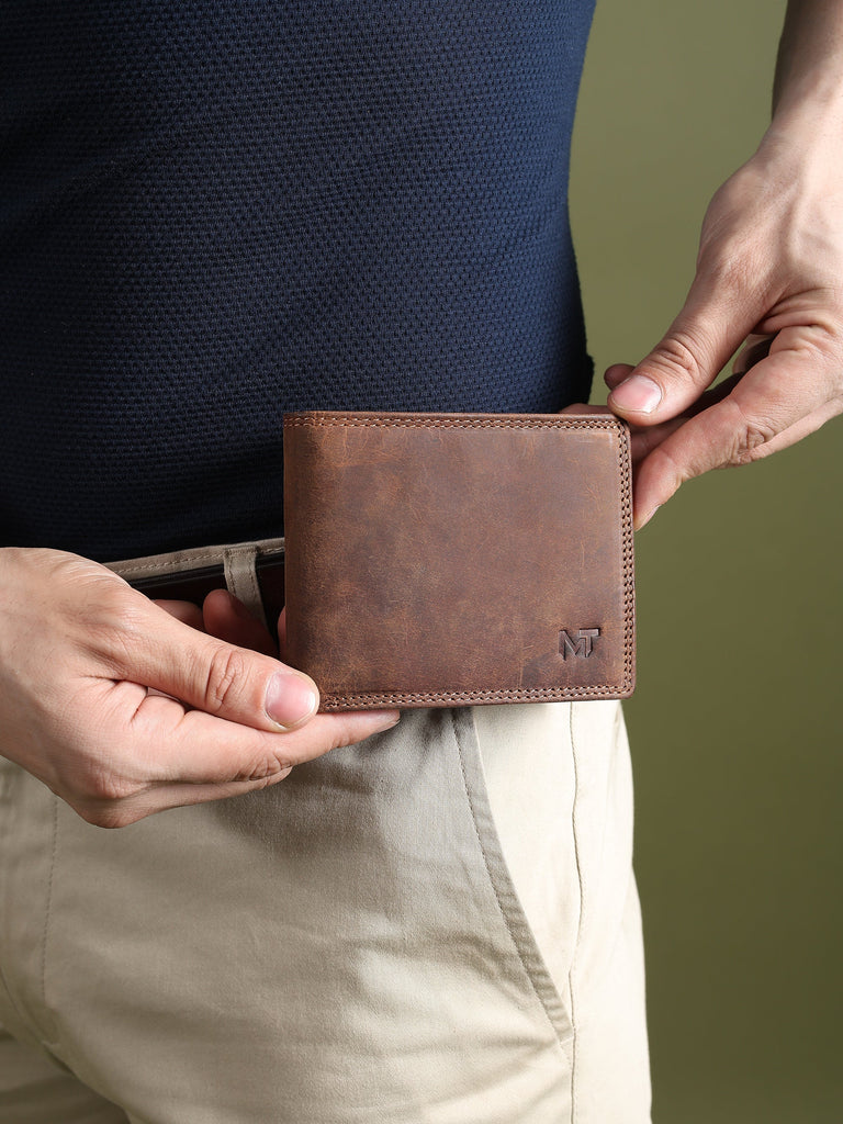 Buffalo Leather Men's Wallet - Hunter Classy Leather Bags