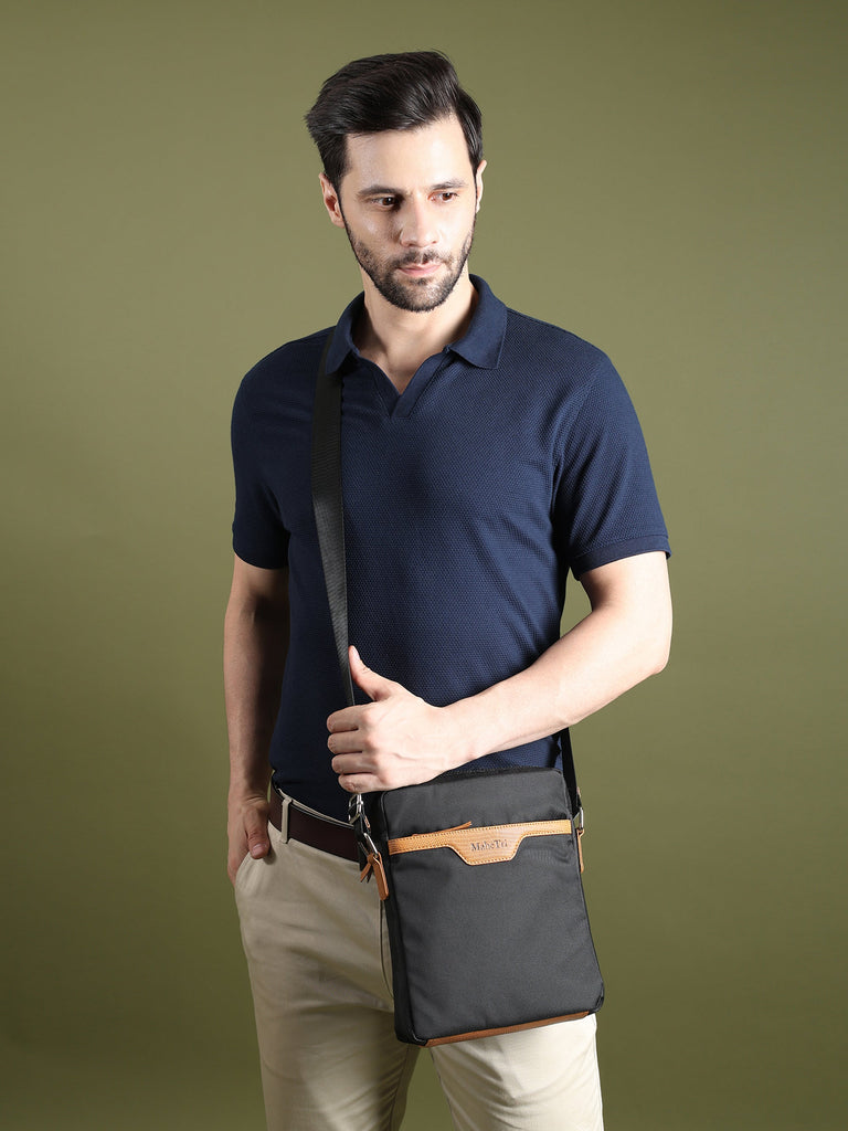 Mark Canvas Side Messenger Bag Classy Leather Bags