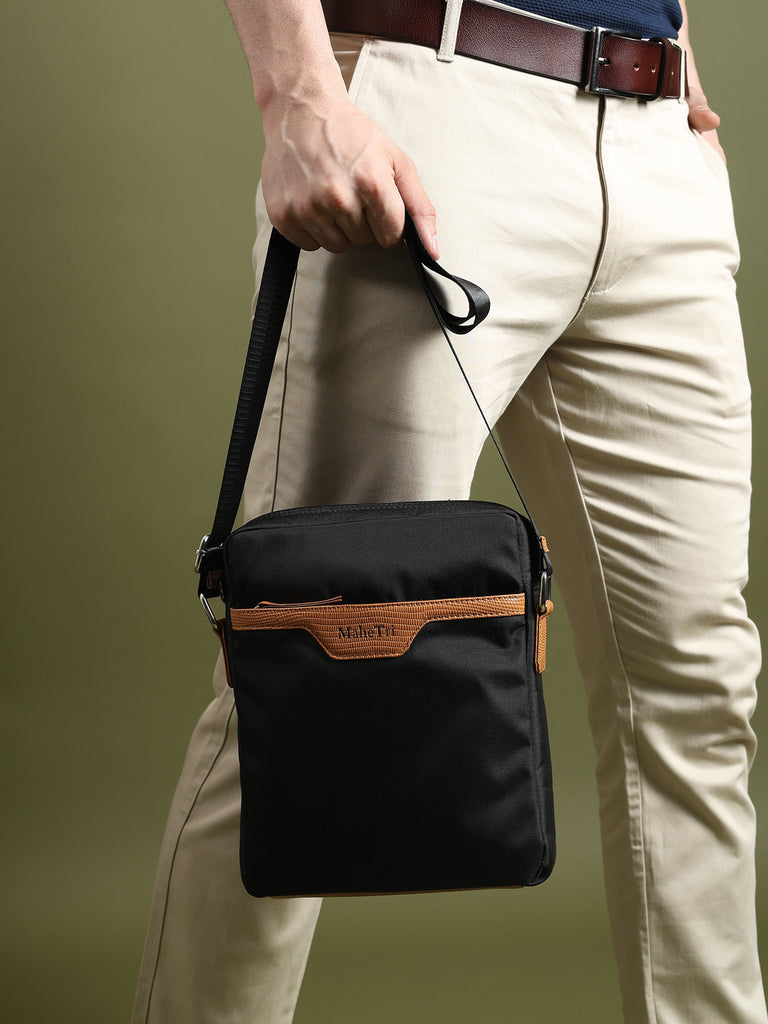 Mark Canvas Side Messenger Bag Classy Leather Bags