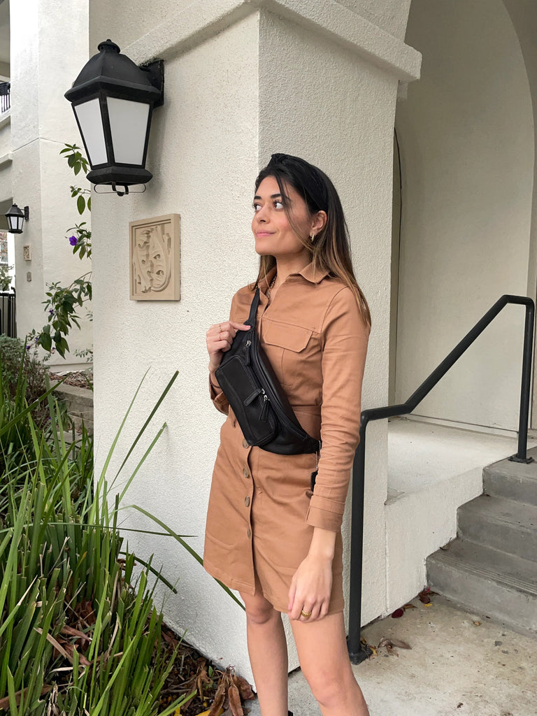 Osgoode Marley RFID Organizer Leather Waistpack 4604 Osgoode Marley