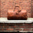 The Dagny Weekender | Large Leather Duffle Bag STEEL HORSE LEATHER