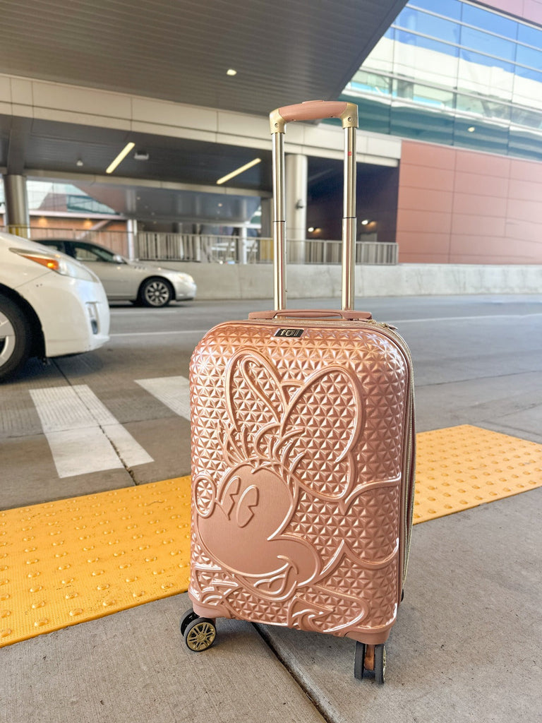 Disney Minnie Mouse FŪL 30" Luggage Spinner Rose Gold Ful Luggage