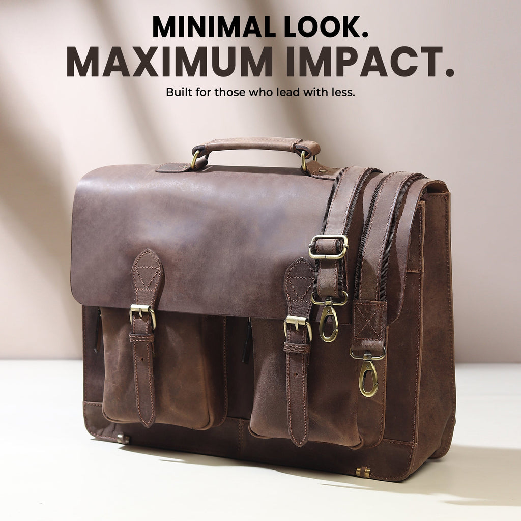 Buffalo Leather Messenger Bag Classy Leather Bags