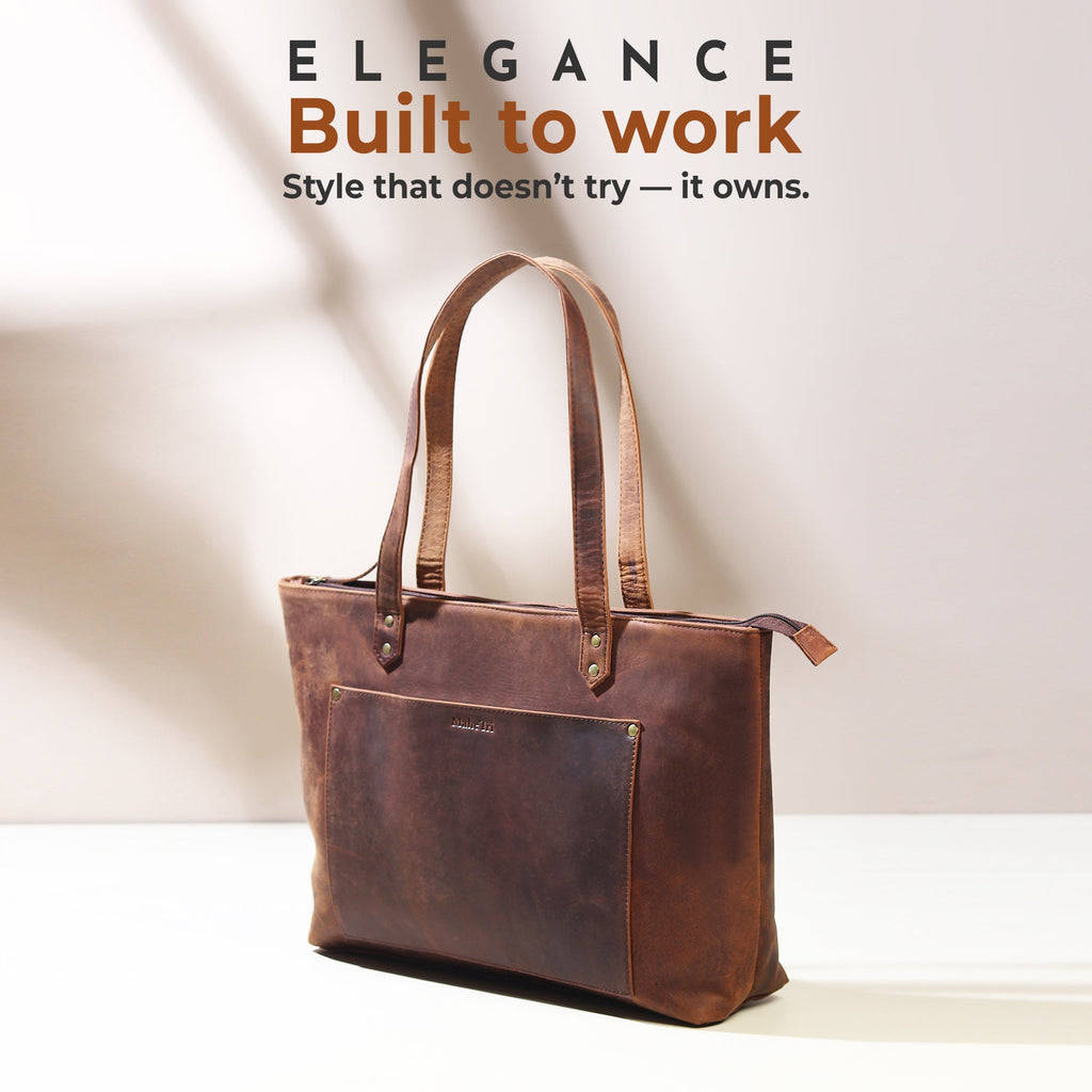 Rachel Large Leather Tote Classy Leather Bags