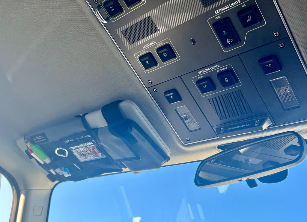 Grenadier MOLLE Visor Organizer WITH MIRROR Overland Gear Guy