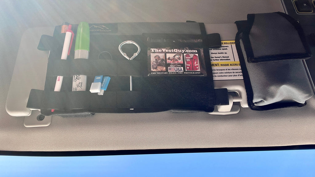 Grenadier MOLLE Visor Organizer WITH MIRROR Overland Gear Guy