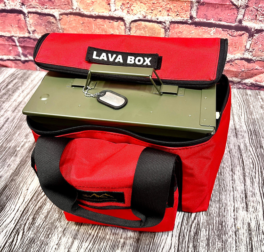 Deluxe Lava Box - FIRECAN PORTABLE FIRE PIT Carry Bag - IGNIK Overland Gear Guy