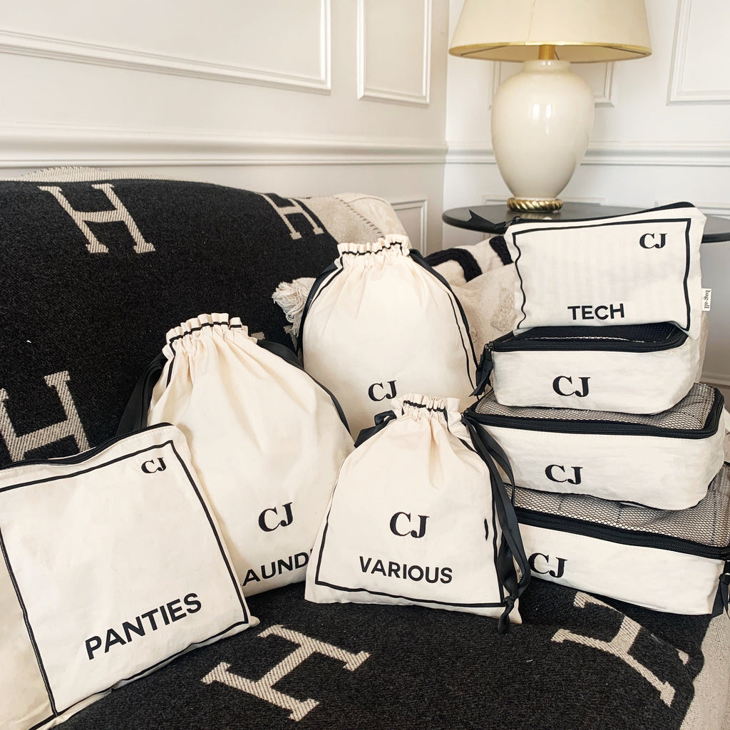 BA Travel Set, 8-pack Cream Bag-all