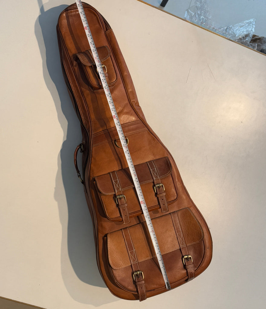 Personalized Leather Guitar Case Classy Leather Bags
