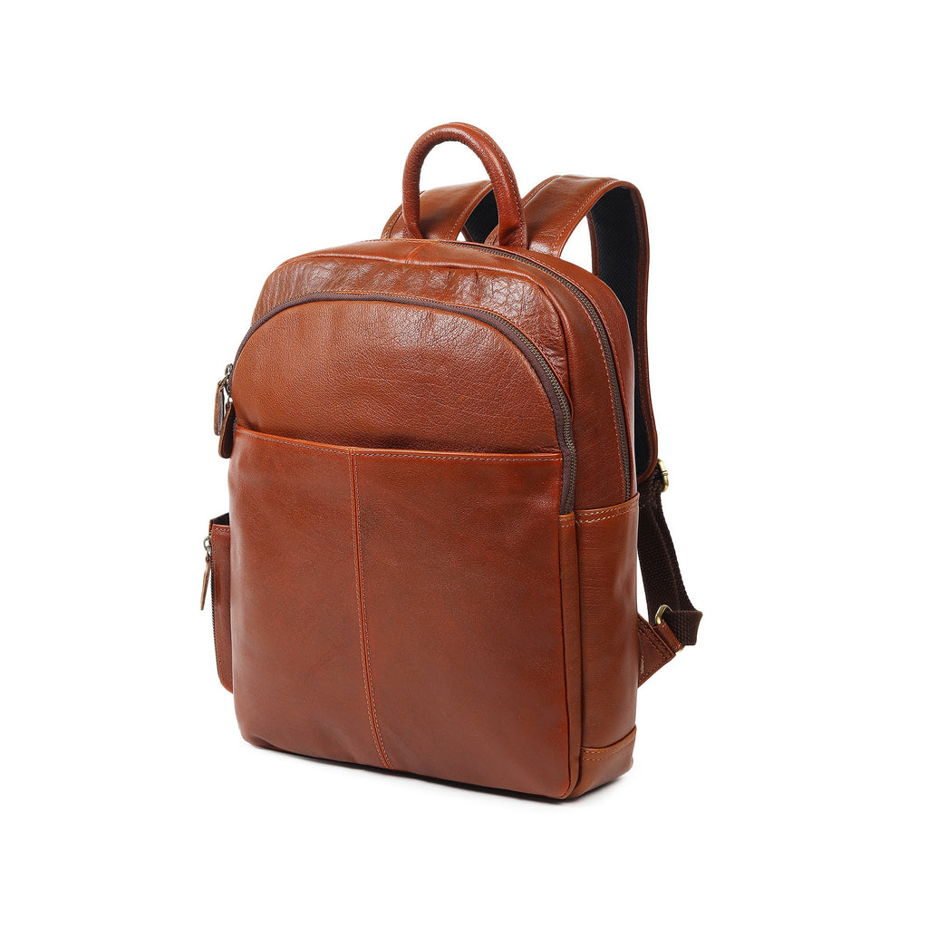 Luxury Italian Leather Backpack, Tan Classy Leather Bags