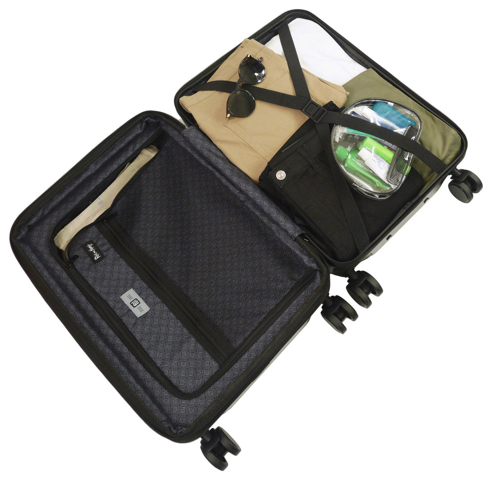 Rick and Morty Ful 22.5" Black Carry-On Luggage Ful Luggage