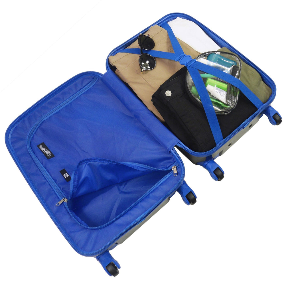 Hot Wheels 20.5" Black Kids Spinner Carry-on Luggage Ful Luggage