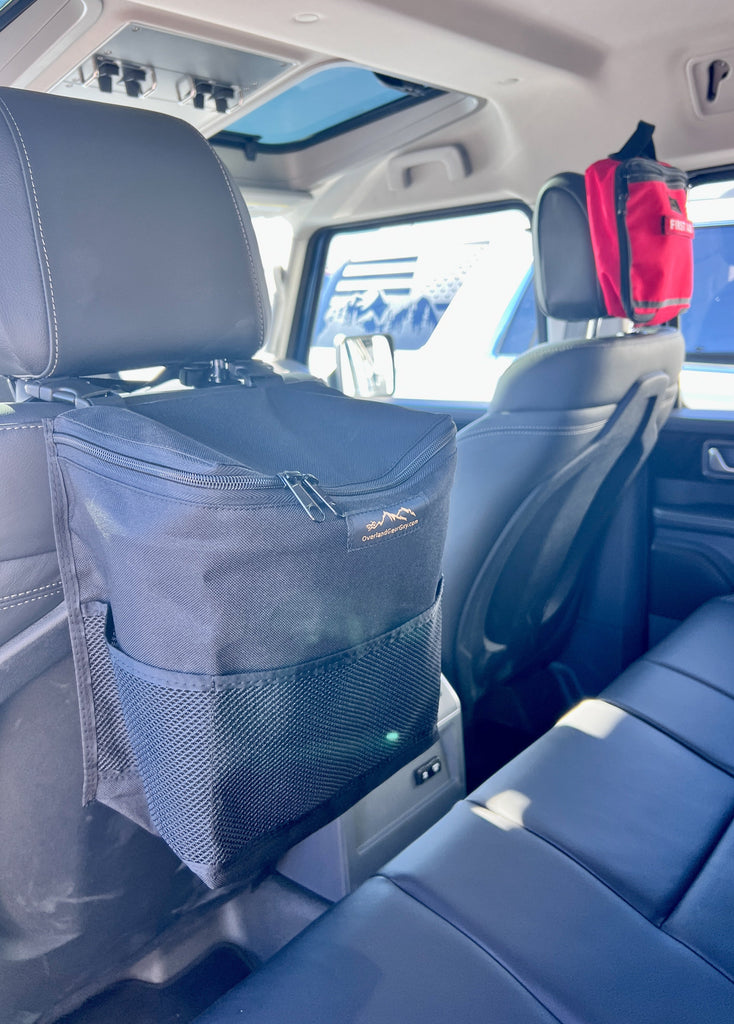 INEOS Grenadier Small Headrest Trash Bag Overland Gear Guy