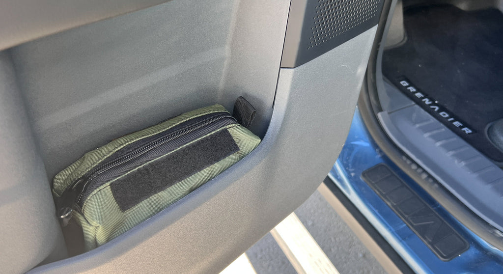 INEOS Grenadier Door Storage Cubby Small Pouch - 8"x3"x4" (PAIR) Overland Gear Guy