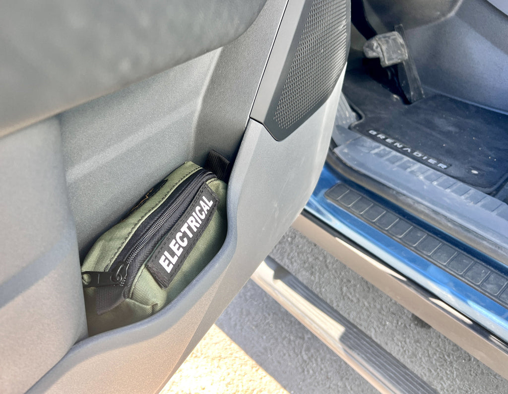 INEOS Grenadier Door Storage Cubby Small Pouch - 8"x3"x4" (PAIR) Overland Gear Guy