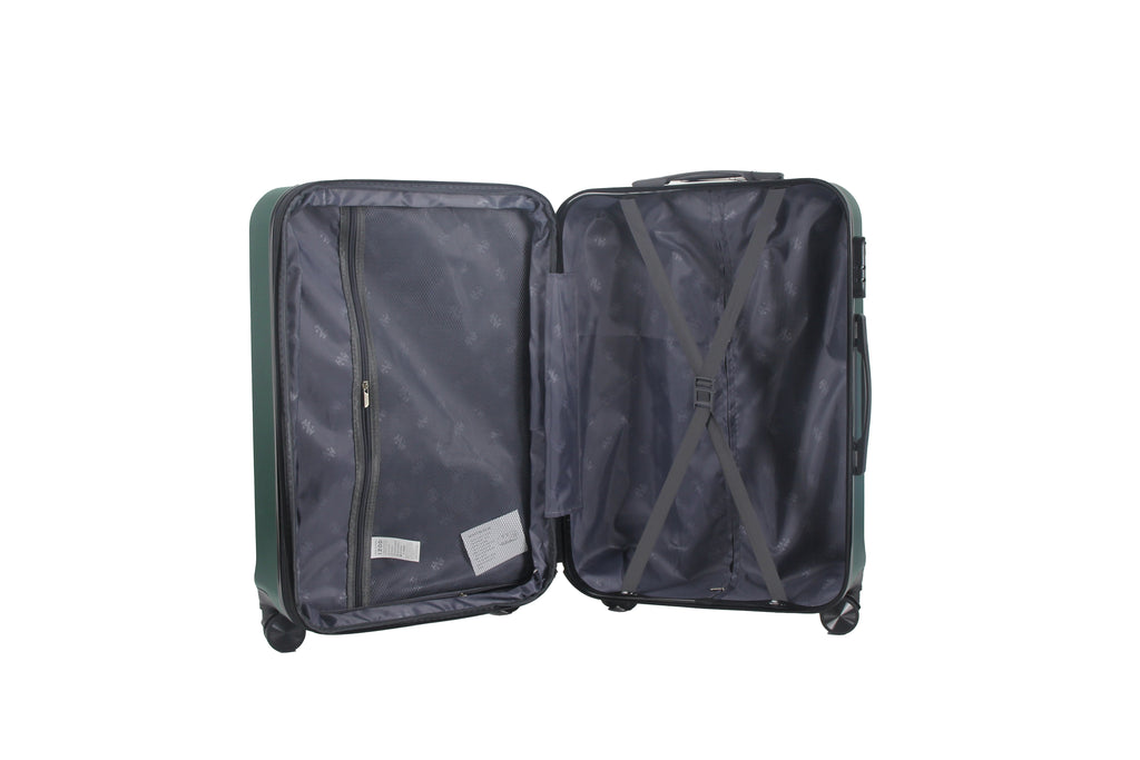 IZOD Zane Expandable ABS Hard shell Lightweight 360 Dual Spinning Wheels Combo Lock 28", 24", 20" 3 Piece Luggage Set Mirage Luggage