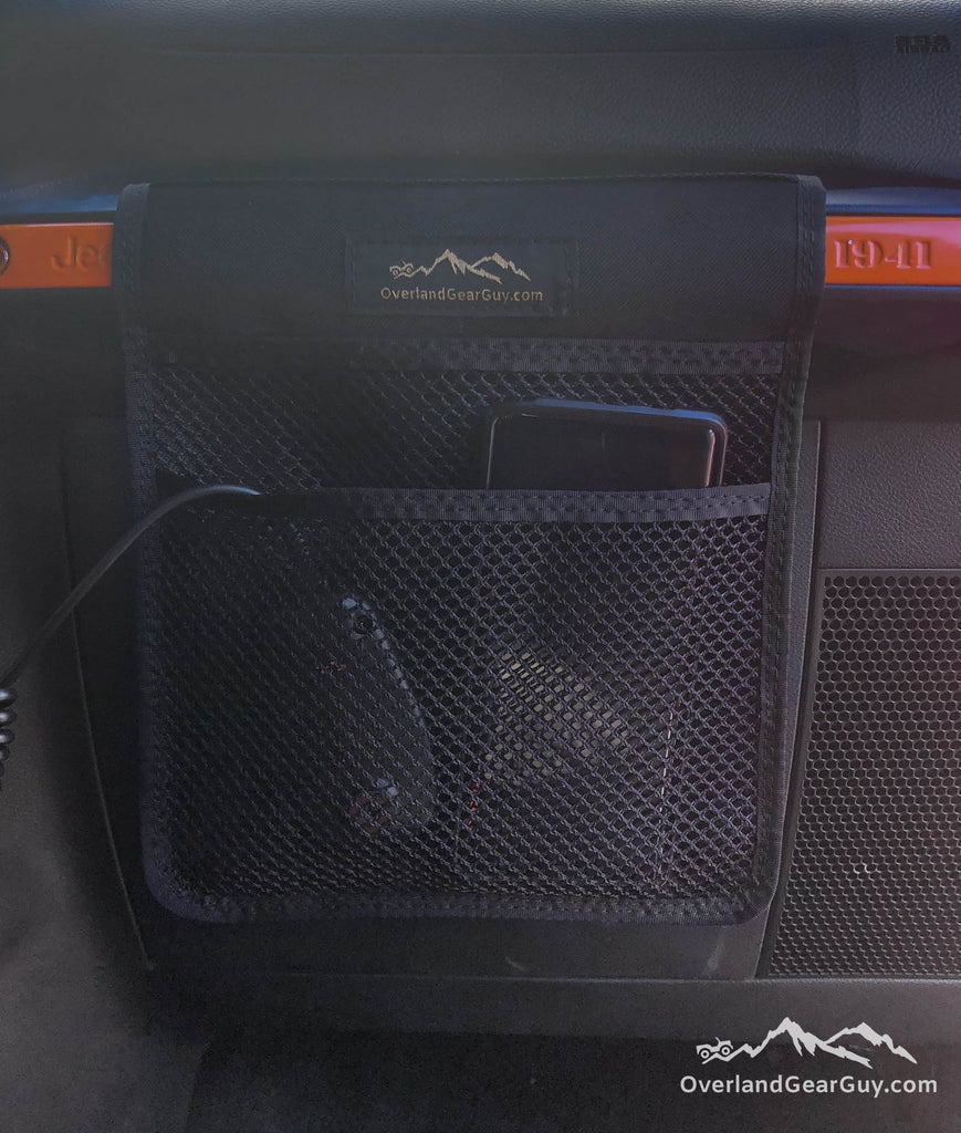 Jeep Grab Handle Mesh Flat Pocket Overland Gear Guy