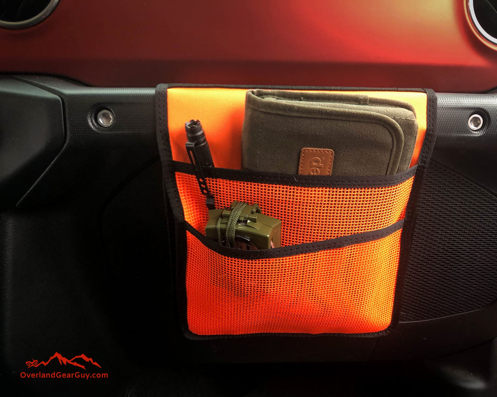 Jeep Grab Handle Mesh Flat Pocket Overland Gear Guy