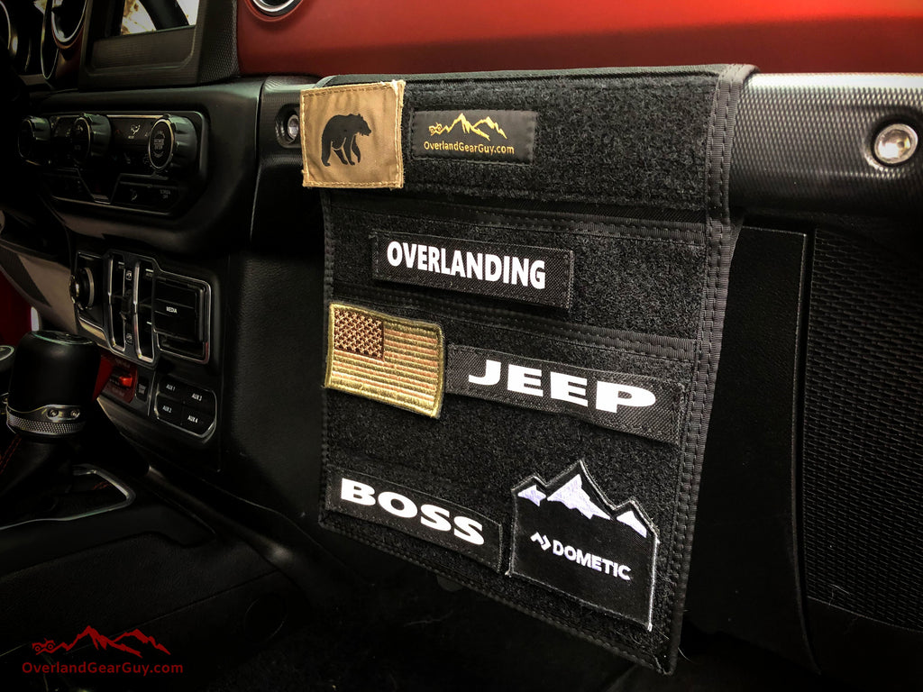 Jeep Grab Handle Velcro Flat Pocket Overland Gear Guy