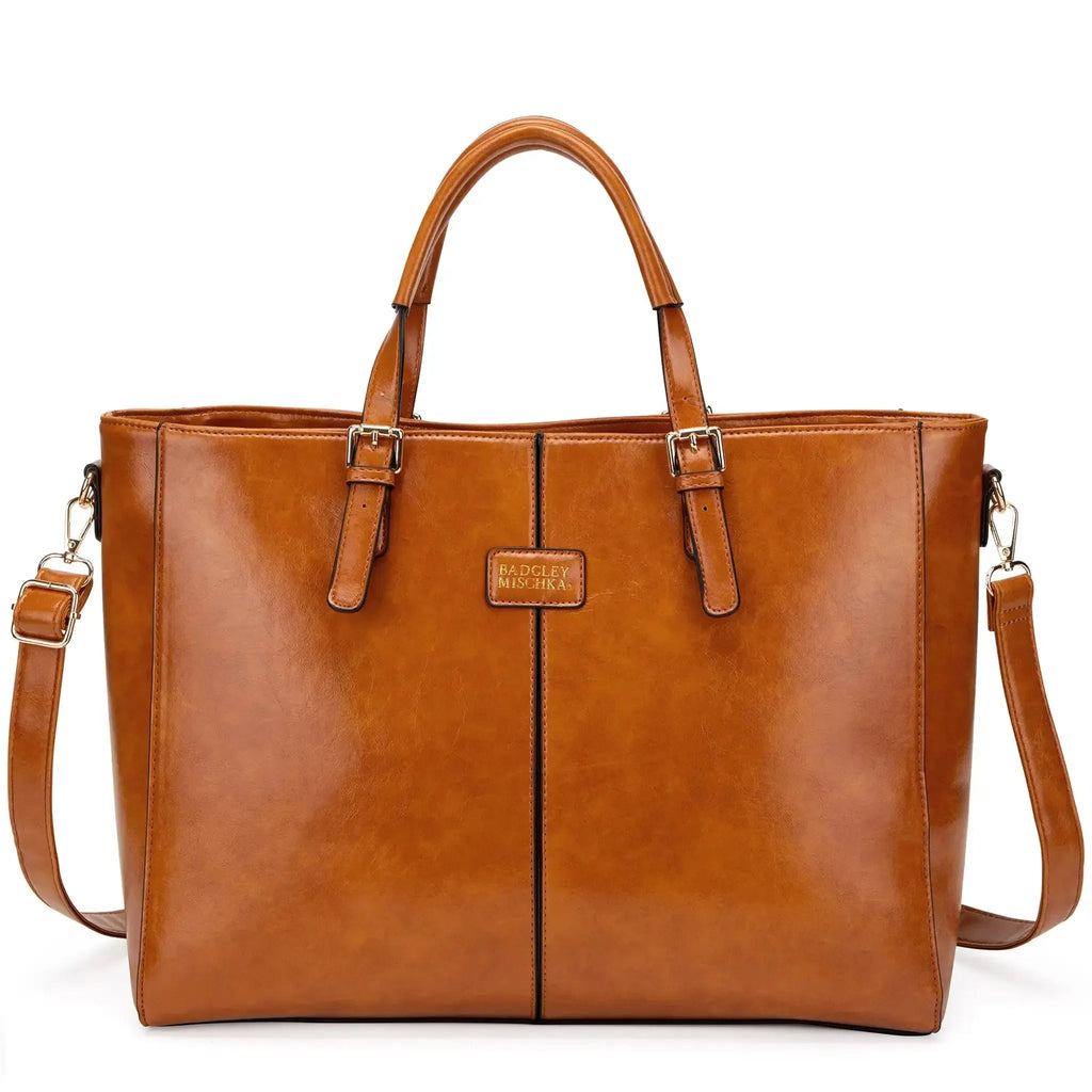 Julia Rustic Vegan Leather Weekender Duffel Bag Travellty