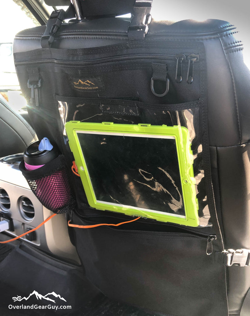 Kid Caddy Seat Organizer Overland Gear Guy