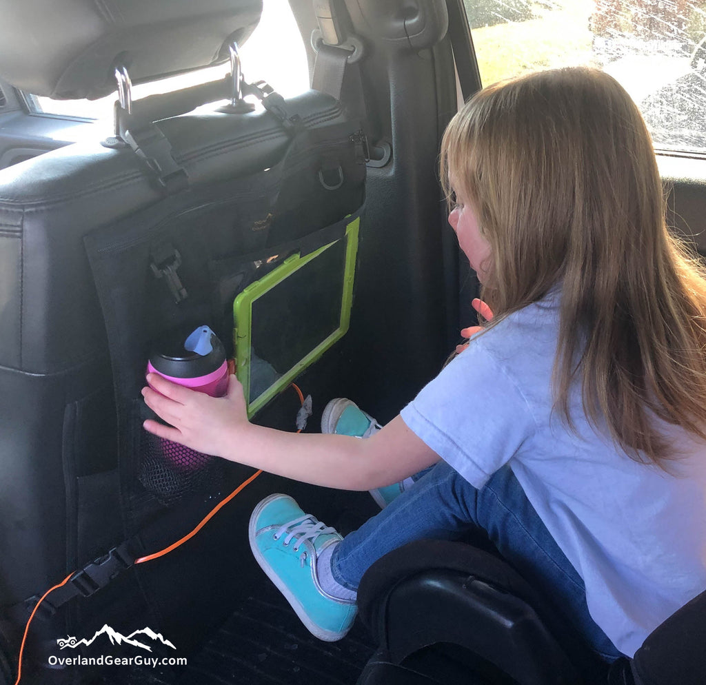 Kid Caddy Seat Organizer Overland Gear Guy