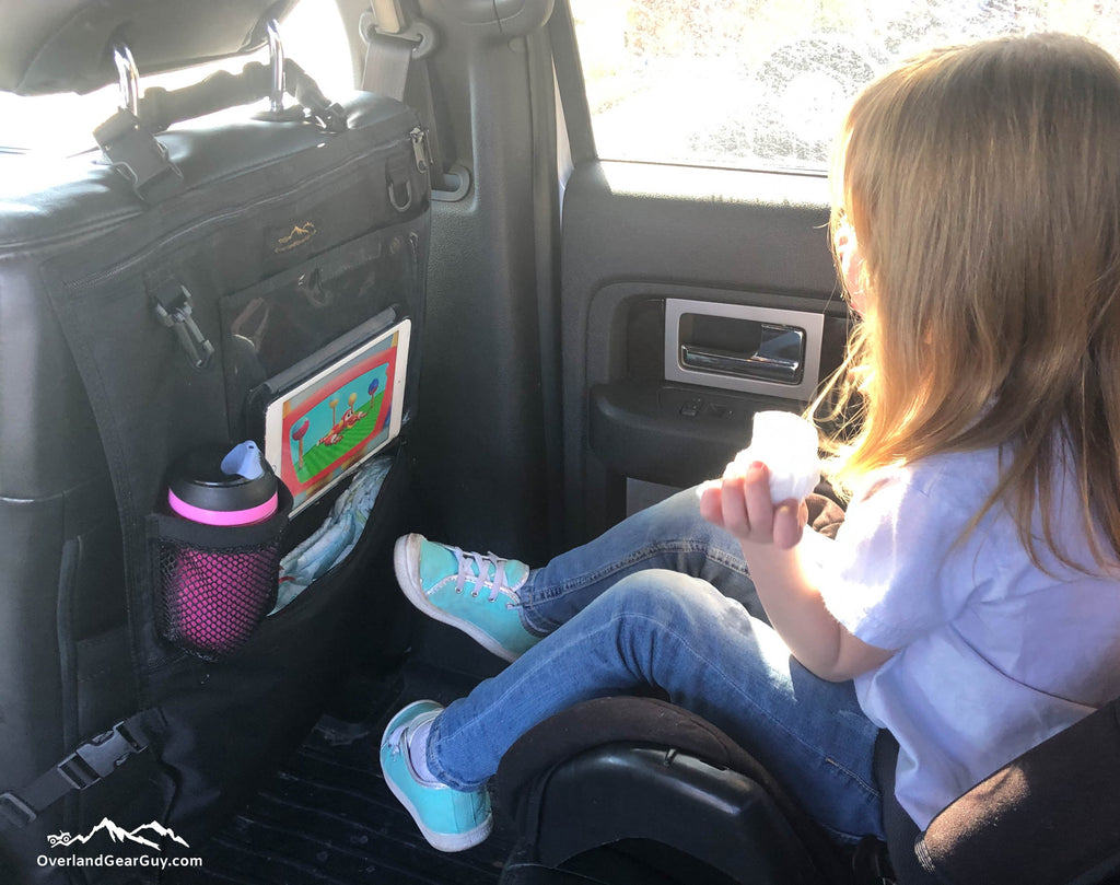 Kid Caddy Seat Organizer Overland Gear Guy