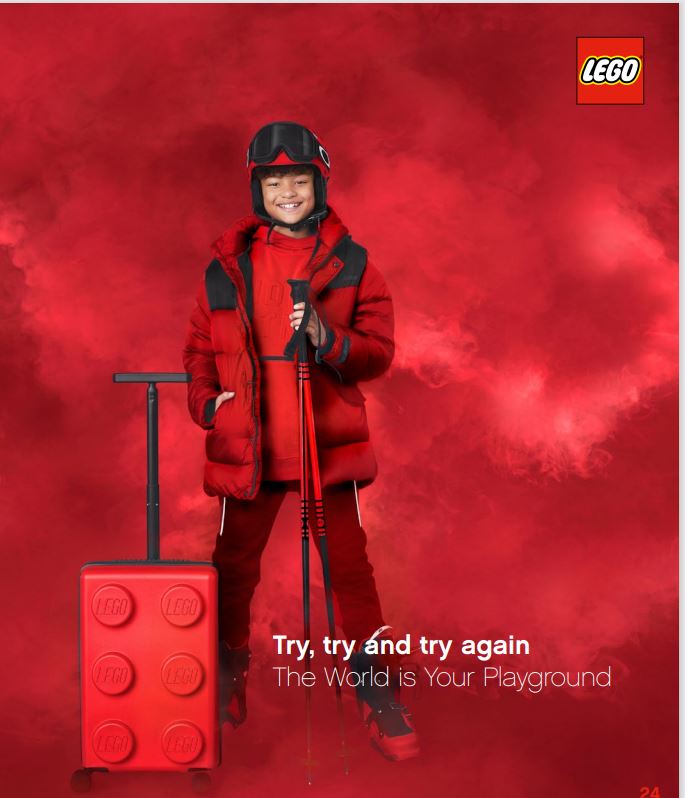 LEGO® Signature Brick Red 22" Carry-on Luggage Ful Luggage