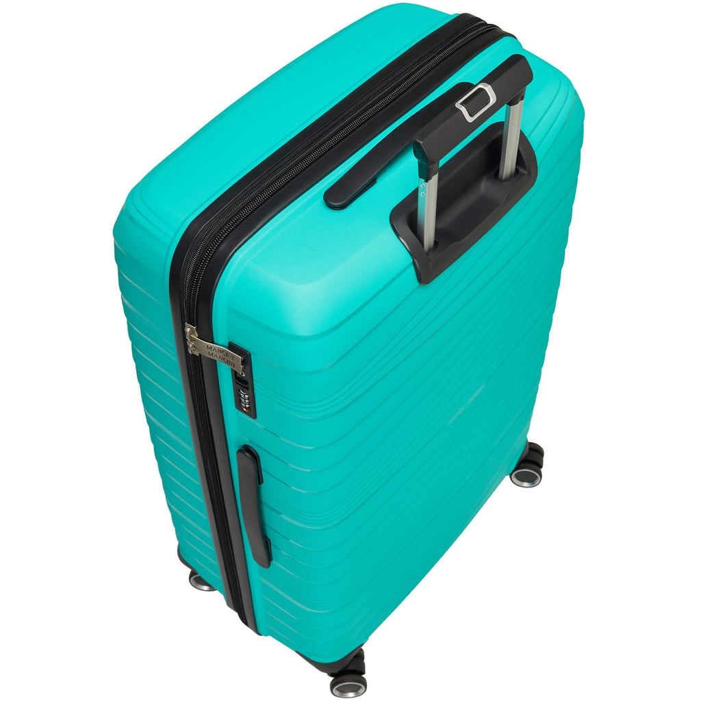 Mancini Bermuda Collection Expandable Polypropylene Spinner Luggage 2pc Set 20 and 28 inch (Copy) Mancini