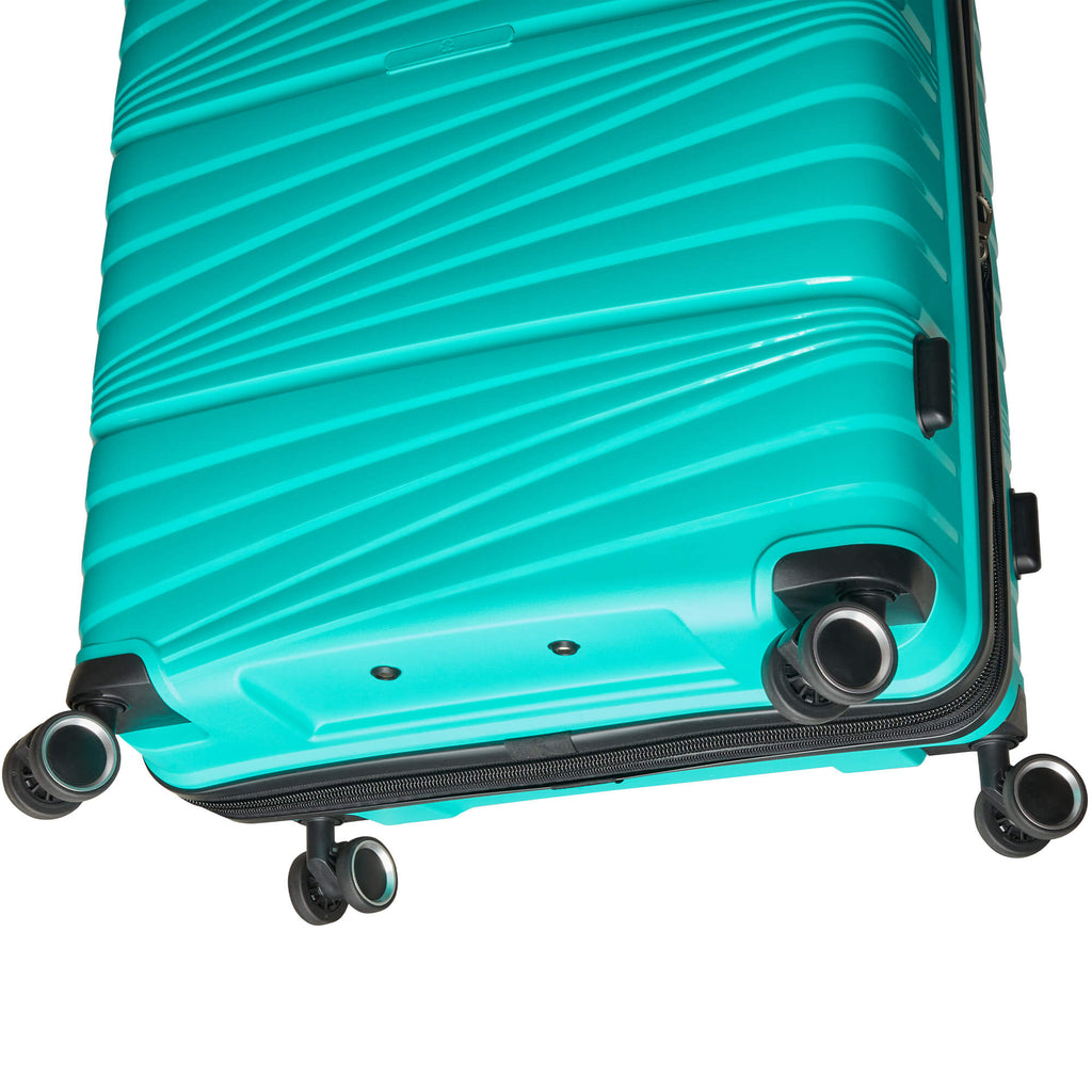 Mancini Bermuda Collection Expandable Polypropylene Spinner Luggage 2pc Set 20 and 28 inch (Copy) Mancini