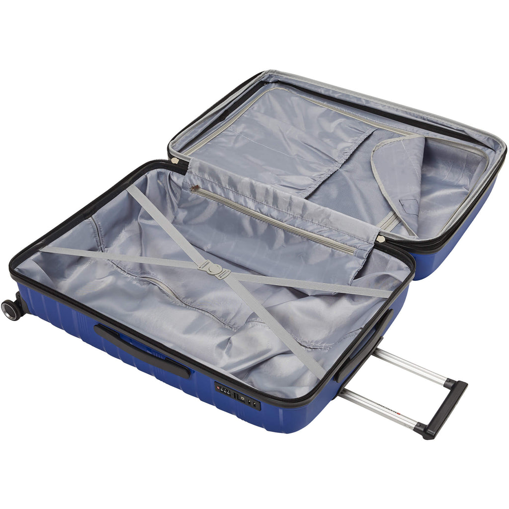 Mancini Bermuda Collection Expandable Polypropylene Spinner Luggage 2pc Set 20 and 28 inch (Copy) Mancini