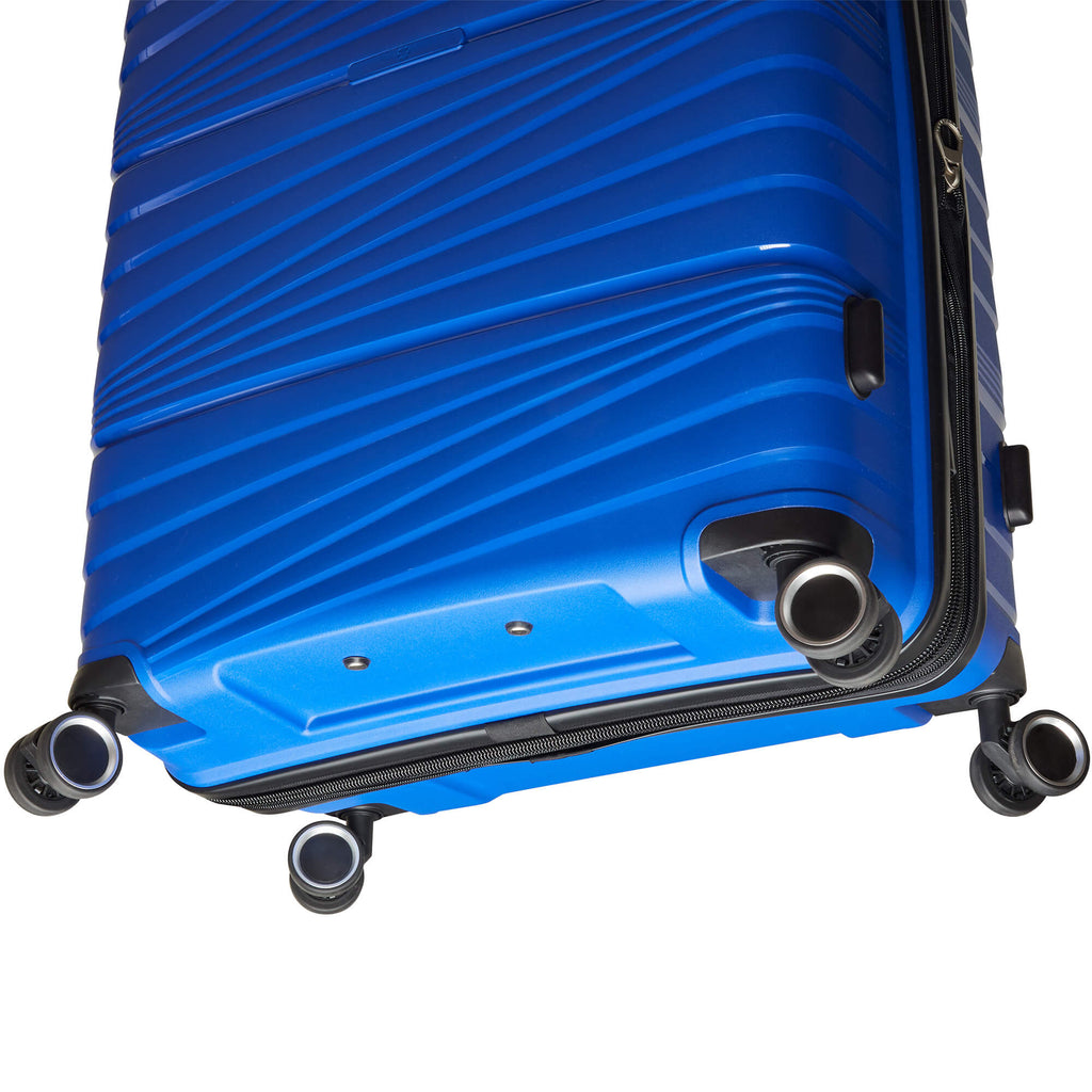 Mancini Bermuda Collection Expandable Polypropylene Spinner Luggage 2pc Set 20 and 28 inch (Copy) Mancini
