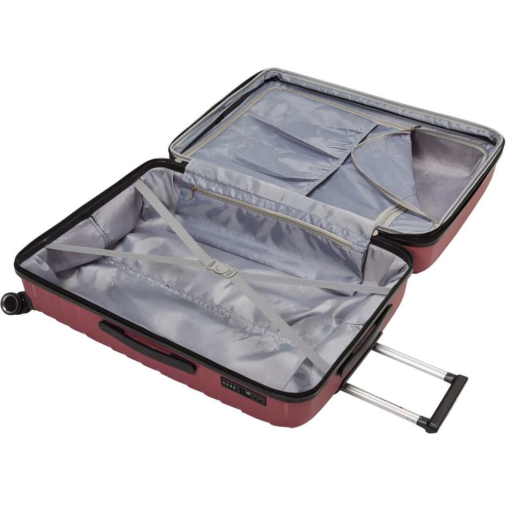 Mancini Bermuda Collection Expandable Polypropylene Spinner Luggage 2pc Set 20 and 28 inch (Copy) Mancini