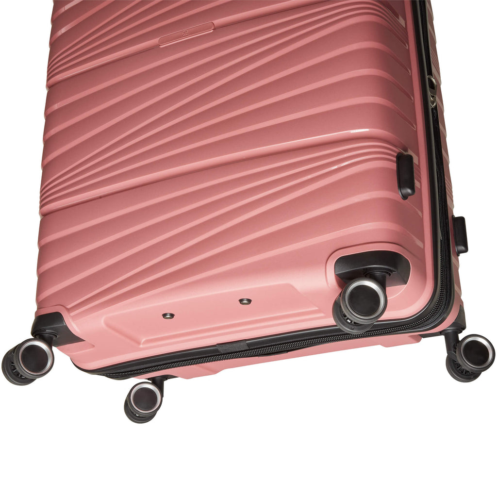 Mancini Bermuda Collection Expandable Polypropylene Spinner Luggage 2pc Set 20 and 28 inch (Copy) Mancini