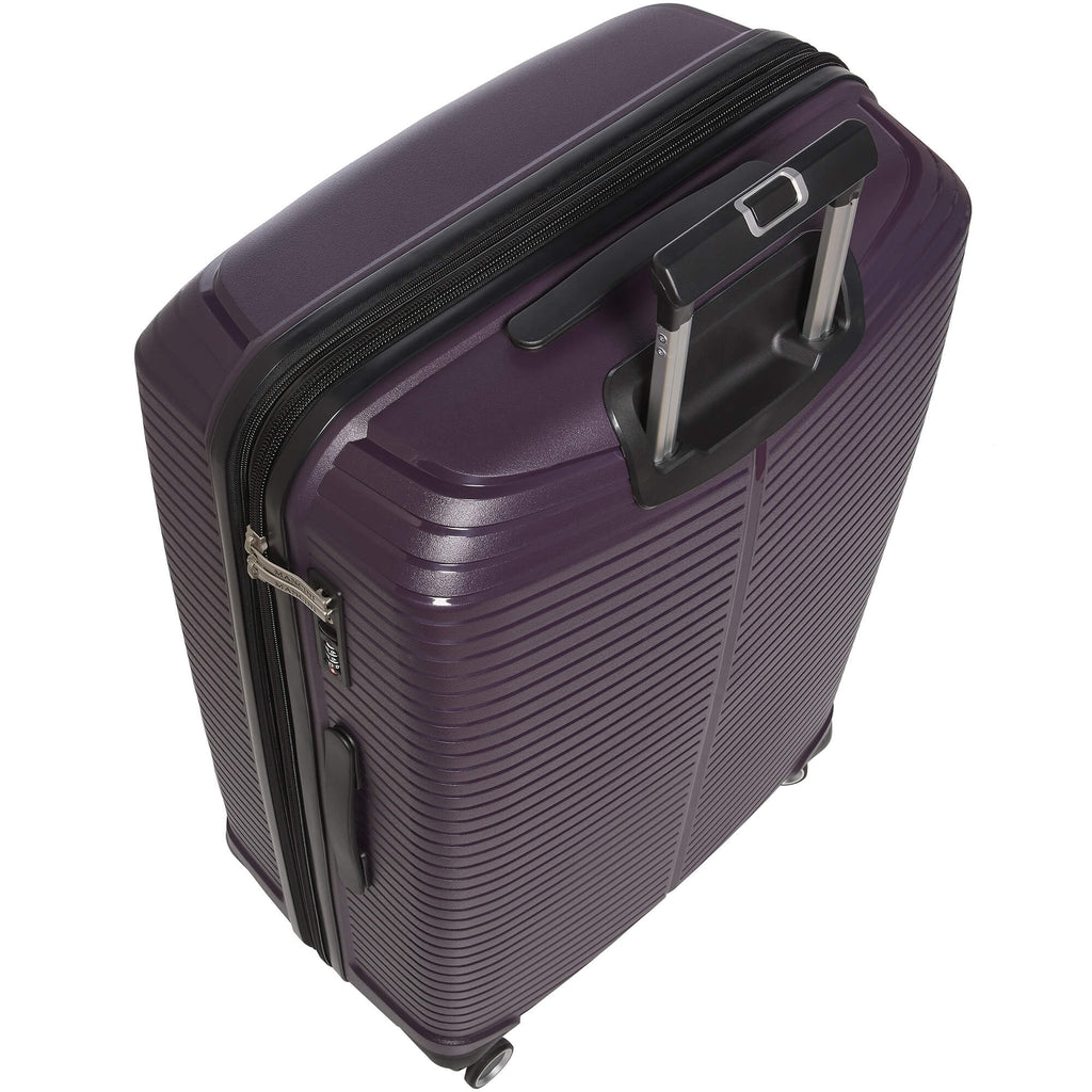 Mancini St. Lucia Collection Expandable Polypropylene Spinner Luggage 2pc Set 20 and 28 inch LuggageDesigners