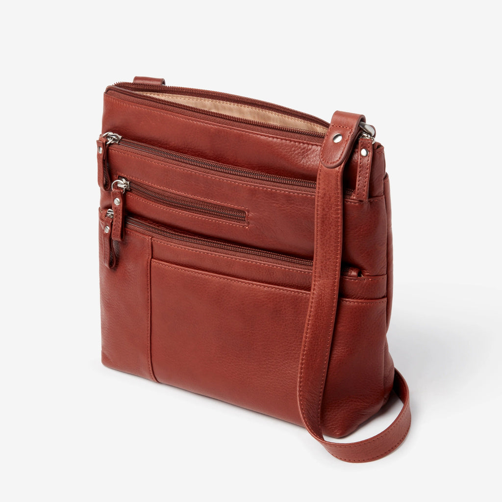 Osgoode Marley Large Crossbody Traveler Leather Crossbody 7003 Osgoode Marley
