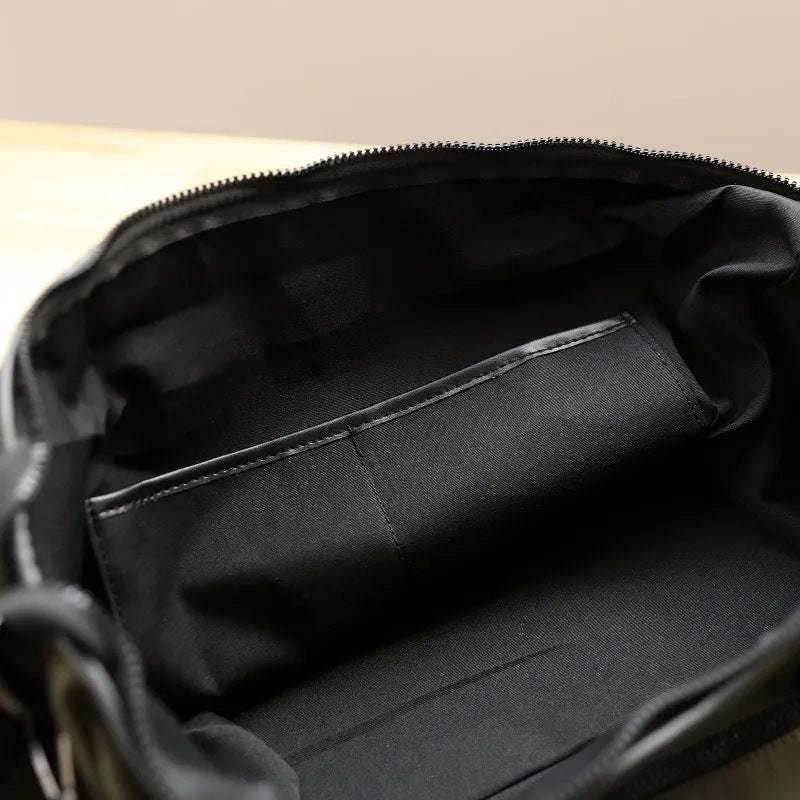 Large Duffel Bag Canvas Leather Weekender Bag Stylish Unisex Leather Duffle Bag RockCow Leather Studio