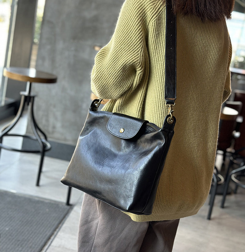 Large Women Leather Tote Bag, Full Grain Leather Shoulder Bag, Womens Leather Tote Bags for Work RockCow Leather Studio