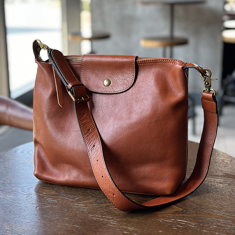Large Women Leather Tote Bag, Full Grain Leather Shoulder Bag, Womens Leather Tote Bags for Work RockCow Leather Studio