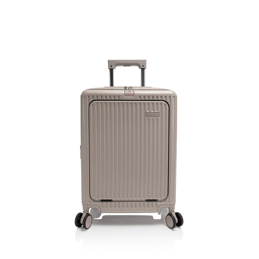 Heys Latch 21" Carry-On Luggage Quick Front Access Meets Innovative Dual Lock Security Heys