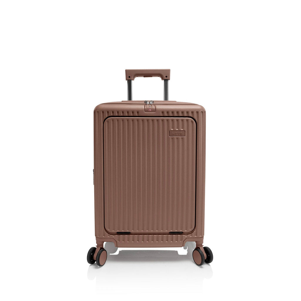 Heys Latch 21" Carry-On Luggage Quick Front Access Meets Innovative Dual Lock Security Heys