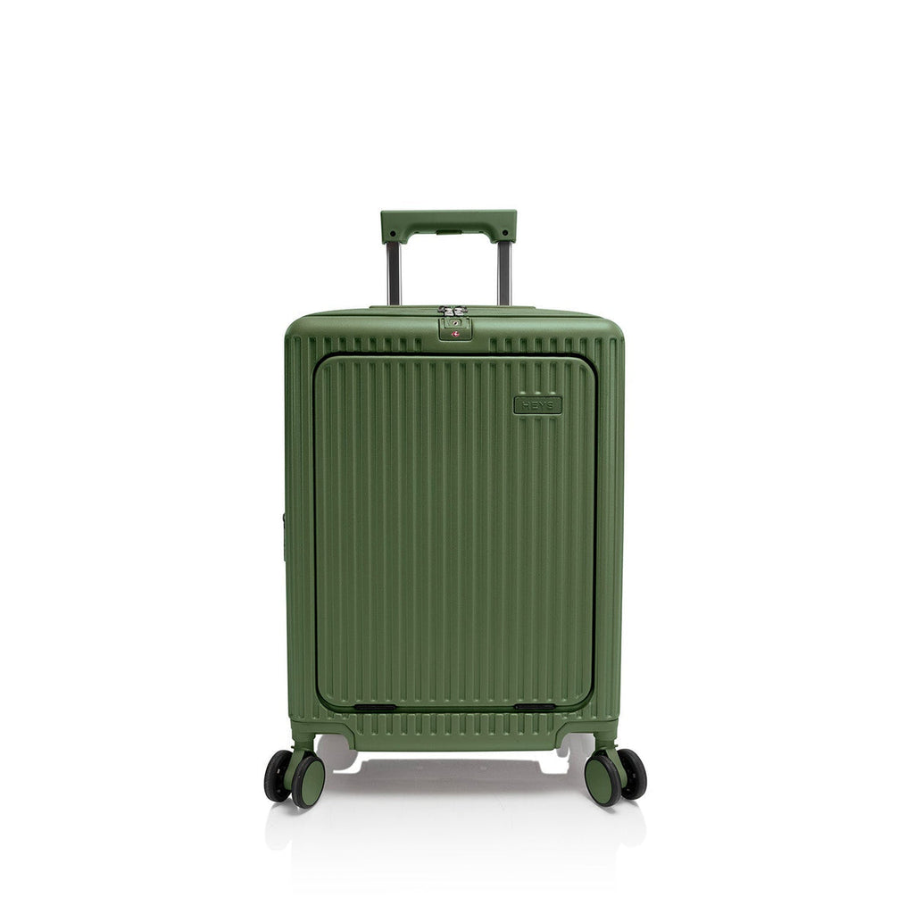 Heys Latch 21" Carry-On Luggage Quick Front Access Meets Innovative Dual Lock Security Heys