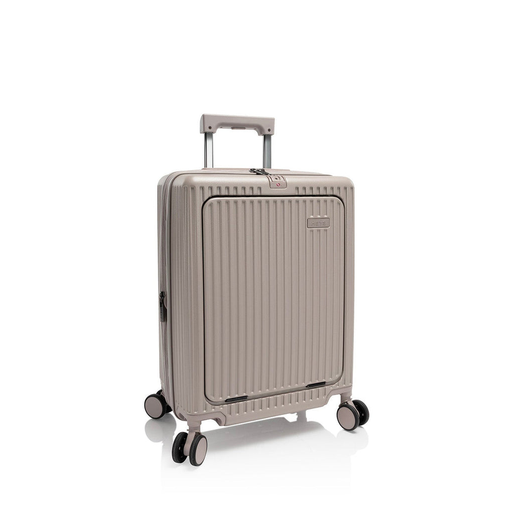 Heys Latch 21" Carry-On Luggage Quick Front Access Meets Innovative Dual Lock Security Heys
