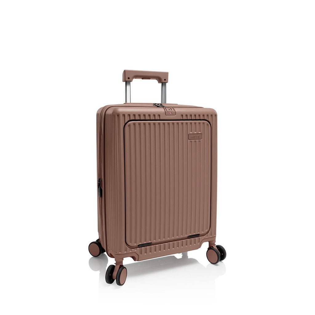 Heys Latch 21" Carry-On Luggage Quick Front Access Meets Innovative Dual Lock Security Heys